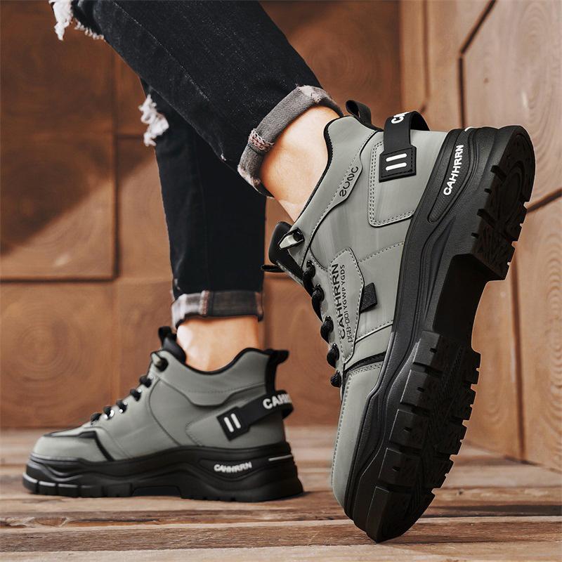 Fashion CYYTL Mens Boots Winter Casual Shoes Cowboy Combat Tactical Motorcycle Chelsea Ankle Work Leather Outdoor Hiking Designer Luxury