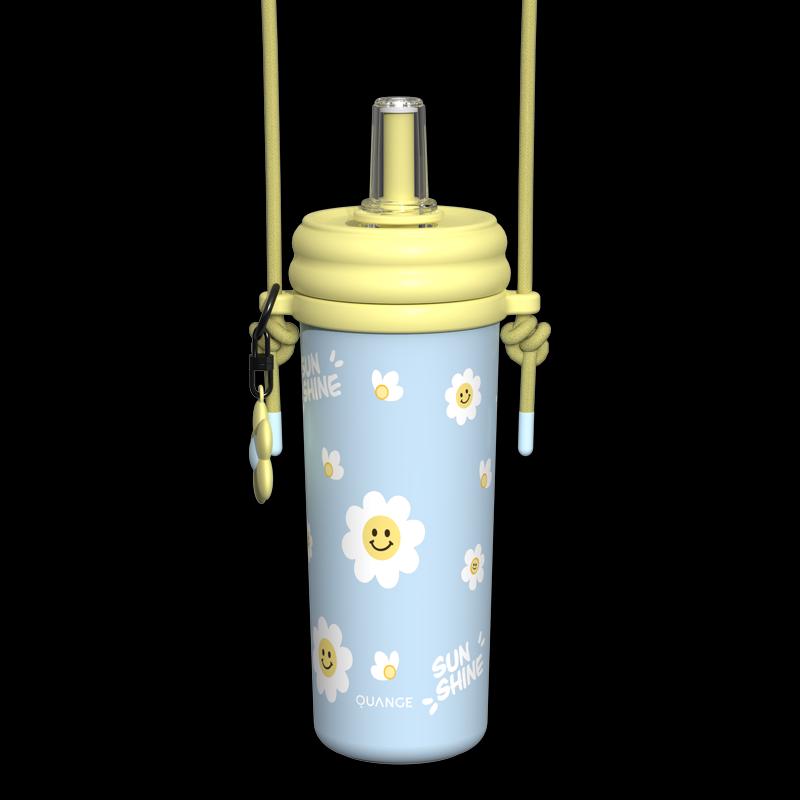 QUANGE 750ml Dual-Drink 316SS Insulated Water Bottle