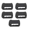 5 Sets Battery Dock Holder with Screws Battery Hanger Mounts for DCB200 DCB201 DCB203 DCB204 DCB206 Black