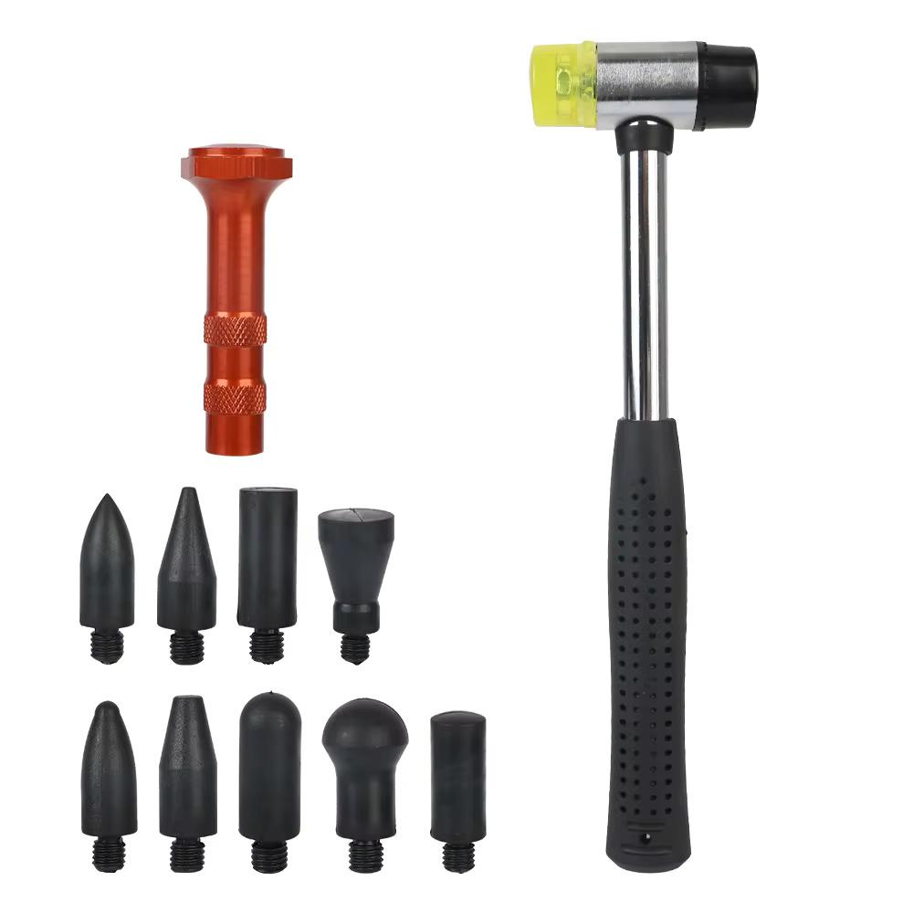 

Молоток для удаления вмятин на кузове автомобиля, ручка, инструменты для удаления вмятин, инструмент для удаления выпуклостей от града, рихтовочный инструмент, набор для кузовных работ, автомобильные аксессуары, универсальный чёрный