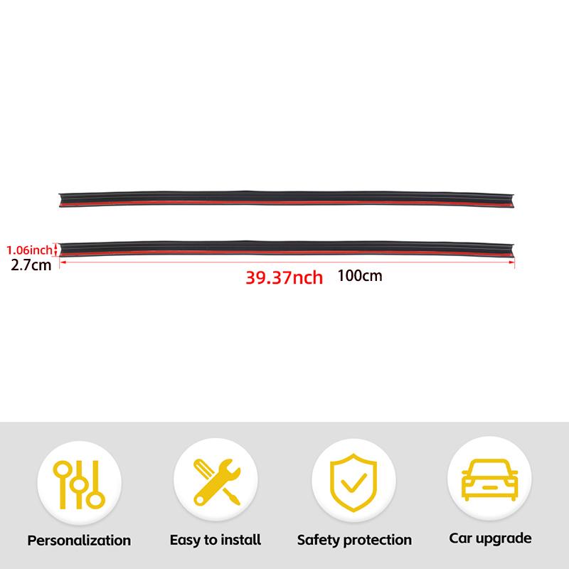 Car Tail Box Rubber Strip Fit For Ford Bronco 2021 2022 2023 2024 2025 Up Car Interior Accessories,100cm