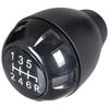 Jeep Wrangler 07-13 Gear Shift Knob, Black, 6-Speed