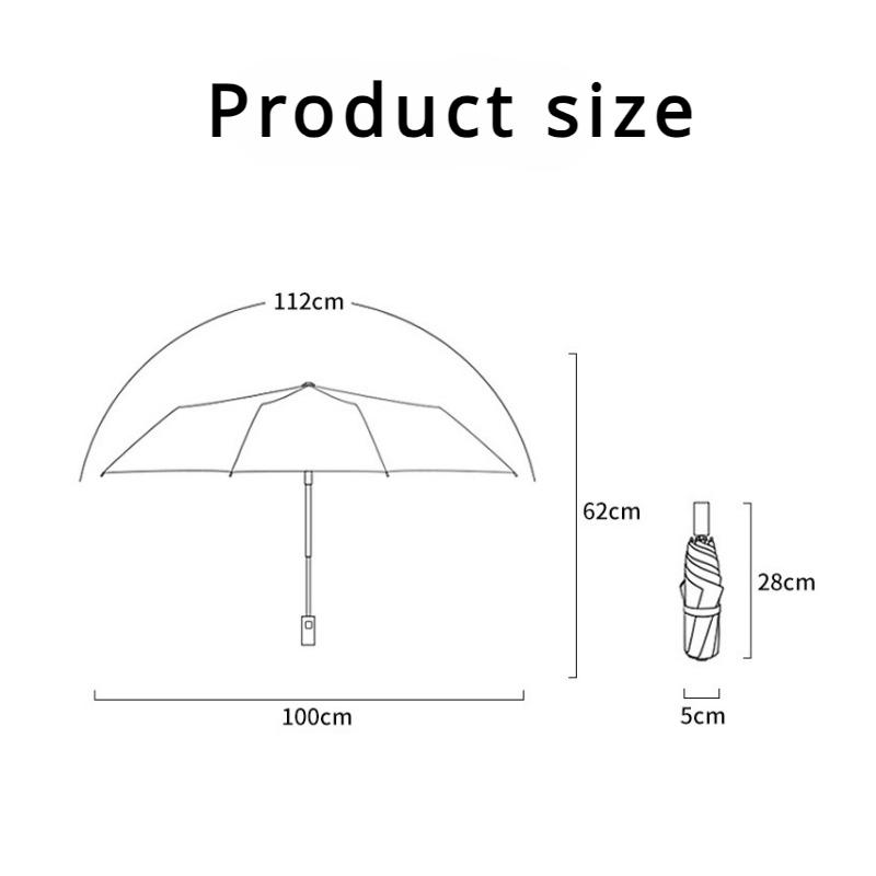 Umbrelă de soare portabilă pentru femei, bărbați, protecție solară UV, rezistentă la soare, rezistentă la ploaie, gumă de culoare, pliabilă, pentru ploaie și soare, umbrele mici