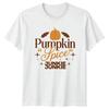 Pumpkin Spice Junkie TShirt Fall Lover Autumn Season Gift For Him And Her
