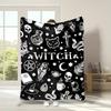 Halloween Pumpkin Christmas Printed Flannel Blanket Soft Cozy Throw Party Home