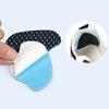 2Pcs Heel Pad Wear-resistant High Elasticity Breathable Soft Touch Comfortable Foot Care Tool Emulsion Heel Cushion Pads Insoles for Running