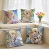 Lumine Genshin Game Cushion Cover Short Plush Pillow Case Room Sofa Cushion Covers Home Decor Funda