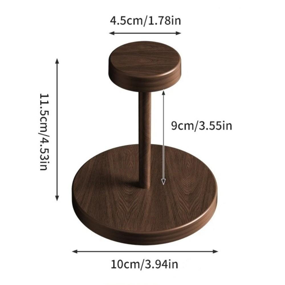 Desktop Paper Cup Storage Rack with Wood Grain Disposable Paper Cup Rack shelf Kitchen коричневый