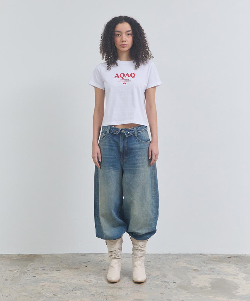 Eikyueikyuhauseukeulleob Basic Logo T-Shirt [White]