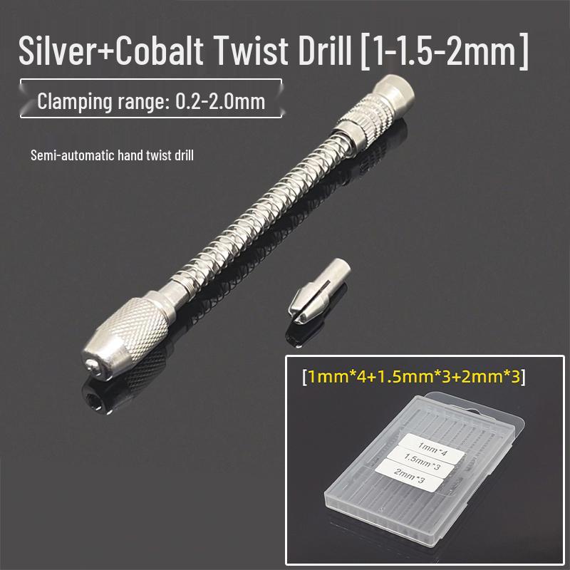 Mini Hand Crank Twist Drill for DIY and Model Drilling