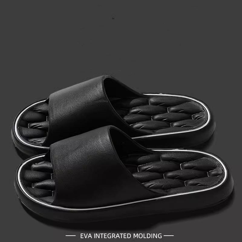 Fashion New Fashion Solid Concise Summer Home Slippers Men's Women's EVA Lightweight Indoor Bathroom Slippers Couples Slide Beach Sandal