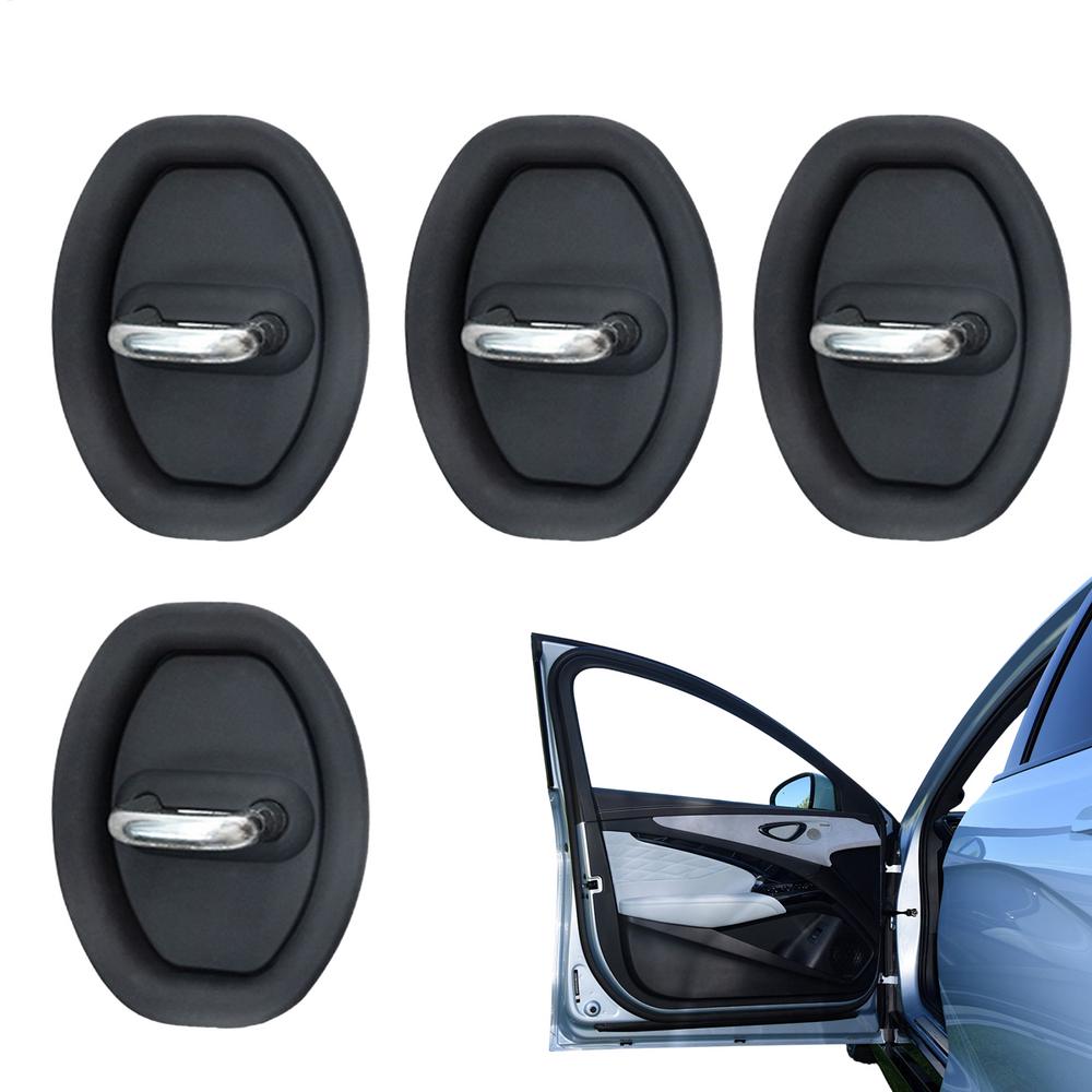 Car Door Lock Cover silicone door lock buckle protective covers Mute Buffering Cushion Car Styling Accessories Door Lock Decor