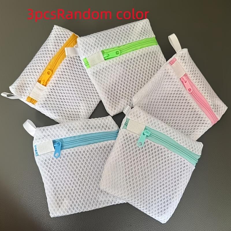 3pcs Square Washing Machine Mini Laundry Soap Bags, Reusable, Washable Fabric, Small Mesh Laundry Bags, Laundry Bags