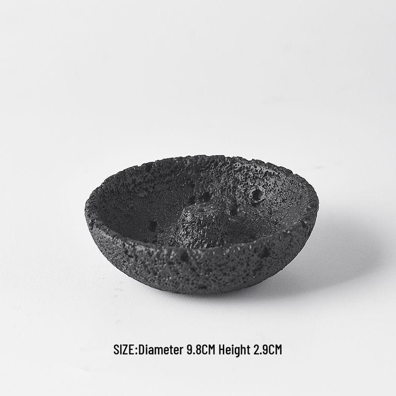 Wabi-sabi Style Small Incense Holder: Cute Aromatherapy Plate for Niche Incense