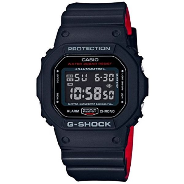 

CASIO Часы G-SHOCK DW-5600HR-1 Мужские Черно-Красные НОВЫЕ из Японии
