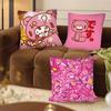 Cartoon Gloomy Bear Pillow Case Fashion Square Pillowcase Bedroom Sofa Room Ins Decoration Leisure