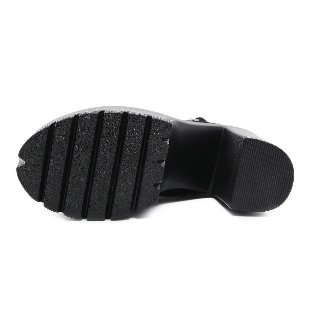 Obcasy 13cm 2024 Europejskie i Amerykańskie Klamra Pasek Krótkie Buty Sceniczne Nowe Seksowne Buty do Występów LHX