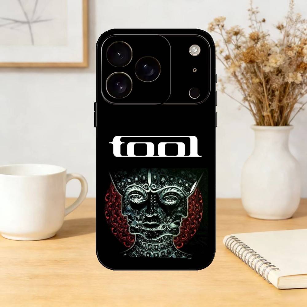 T-Tool Band Fear Inoculum Phone Case For iPhone 17,16,15,14,13,12,11 Plus,Pro Max,SE4Soft Silicone Black Cover