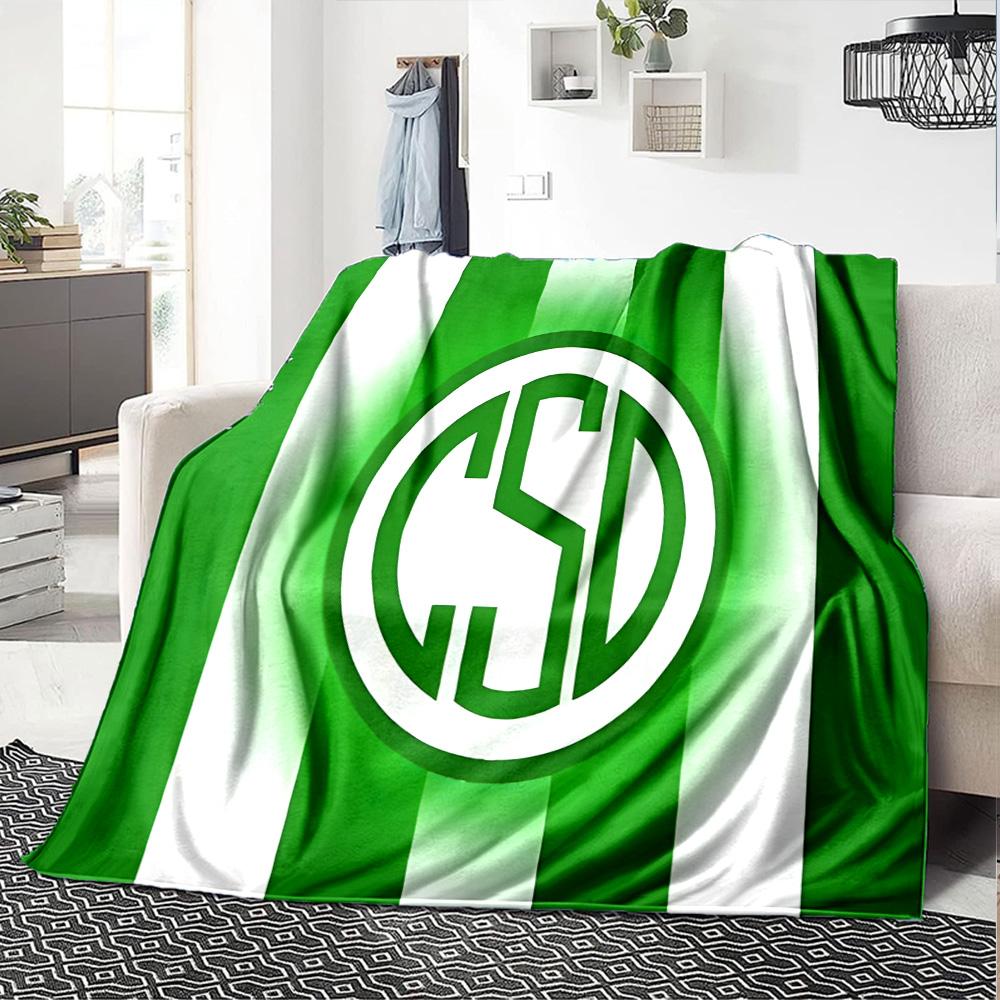 Desamparados Design Flannel Blanket, Soft Polyester, Modern Design, All-Season for Camping, Travel, Gifts for Holidays or Birthdays