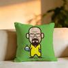 TV Drama BBreakingg Bad Square DoubleSided printed Pillow Case Bedroom Bedside Pillow Sofa Cushion Cover