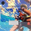 Premium Oversized Cartoon Animation Computer Desk Non-slip and Dirt-resistant Pad ONE PIECE Luffy Roronoa Zoro Leather Mouse Pad
