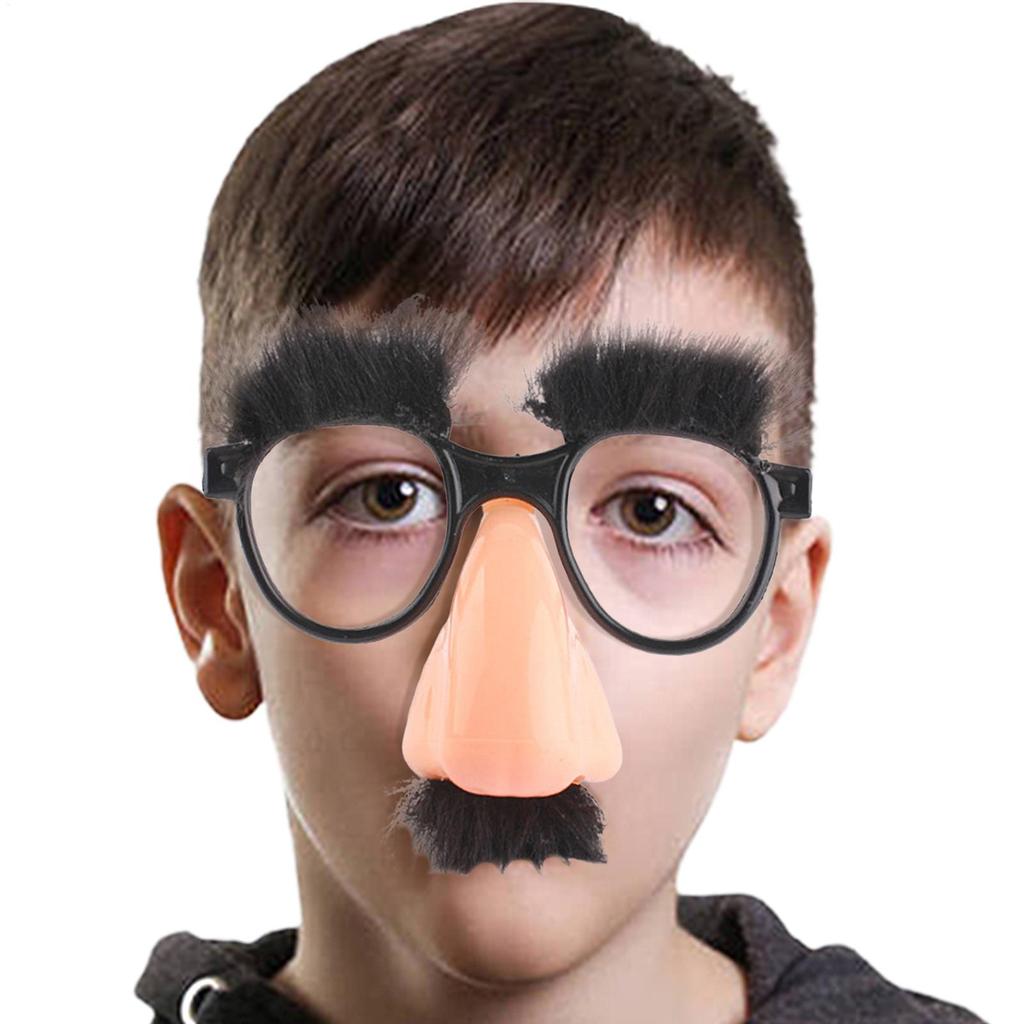 Halloween Disguise Moustache Glasses Contrast Funny Glasses Party Mustache Funny Adult Big Nose Festival Supplies