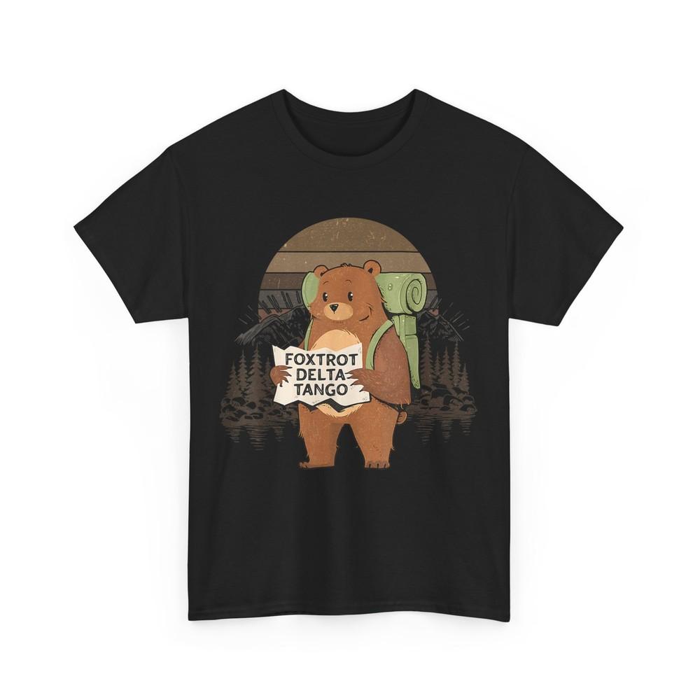 

Foxtrots Deltas Tango Bear Funny Women Men T-shirt M