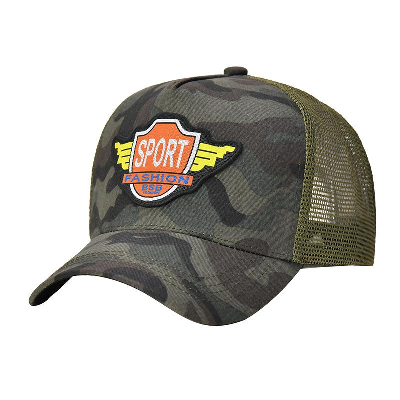 JYL TS DIY Американская Повседневная Бейсболка Мужская Дышащая Сетчатая Градиентная Шляпа Style3_(56-60cm) темные пастельные голубой