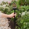 Mushroom Solar Lights, Mushroom House Statue, Fairy Cottage Garden Stake Lights, Waterproof Outdoor Landscape Lights for Yard Patio Lawn Pathway