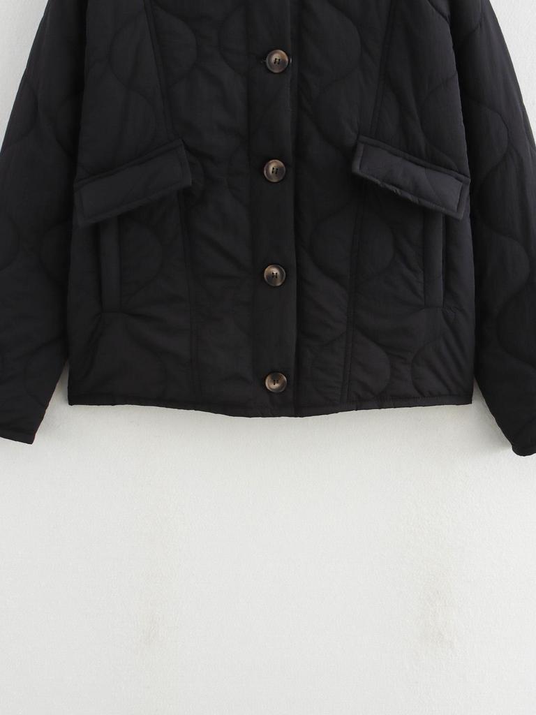 2024 Autumn/Winter Plus Size Leopard Print Cotton Jacket with Stand-Up Collar for Women - European & American Fashion.