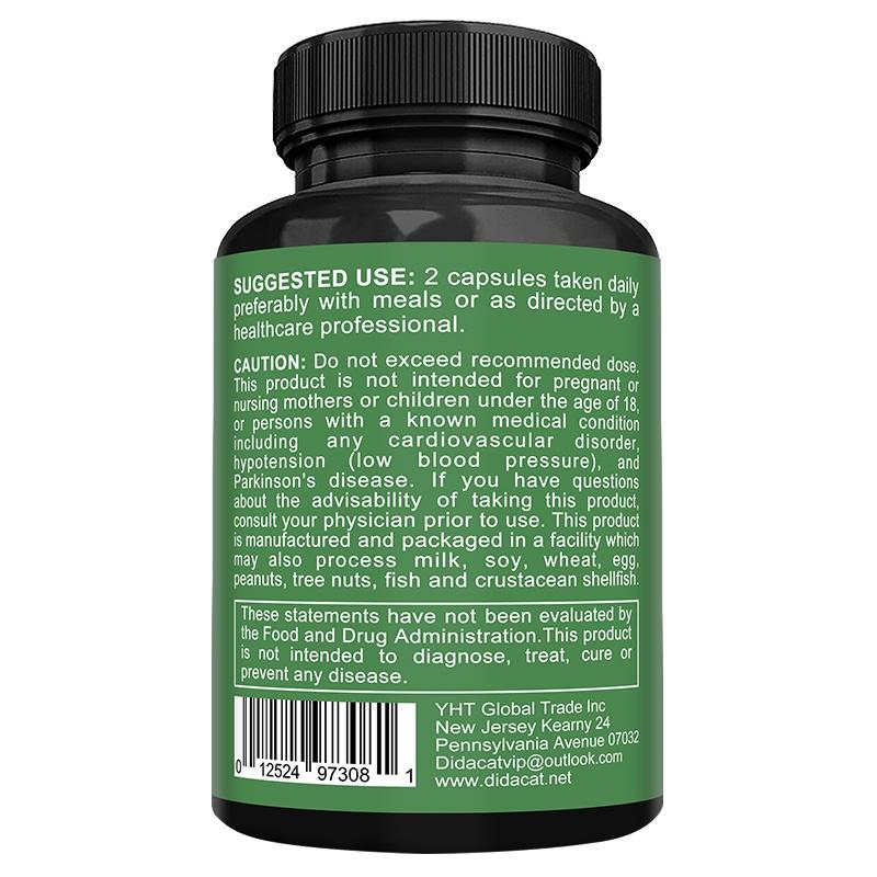 Didacat Soursop Graviola, Supports Breathing and Digestion, Maintains Healthy Skin, 120 Capsules