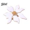 Long-lasting Ring Finger Exaggerated Enamel Big Flower Design Stunning Alloy