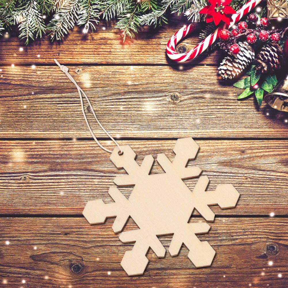 10Pcs Christmas Tree Pendant Handcraft   Hanging Ornaments Home Decoration