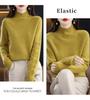 Women's Pure Wool Half-High Neck Slim Fit Sweater for Autumn/Winter