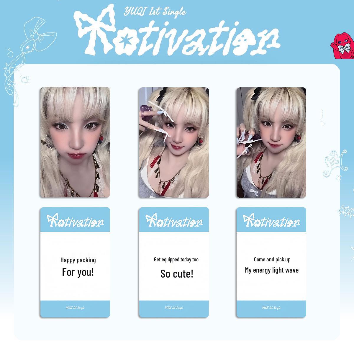 Song Yuqi Motivation SOLO2 Photocard - Official KAKAO Benefit Pre-order DMM Card.