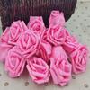 6cm with Glitter Powder Blue Roses Wedding Party Decor Foam Roses Artificial Roses Decoration Artificial Flowers