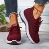 Women's Wide Width Walking Shoes with Fleece Lining - Slip-Resistant Soft Sole Lace-Up Boots for Fall/Winter, Comfort Casual Shoes for Mature Women