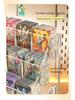 Ultraman Acrylic Card Display Stand - Tiered Desktop Postcard Organizer with Divided Slots