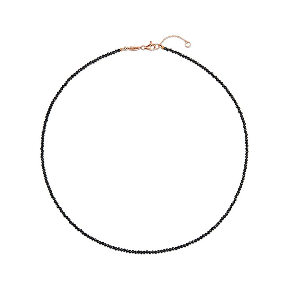 Stylus Flybead3 Black Spinel Necklace_332200003