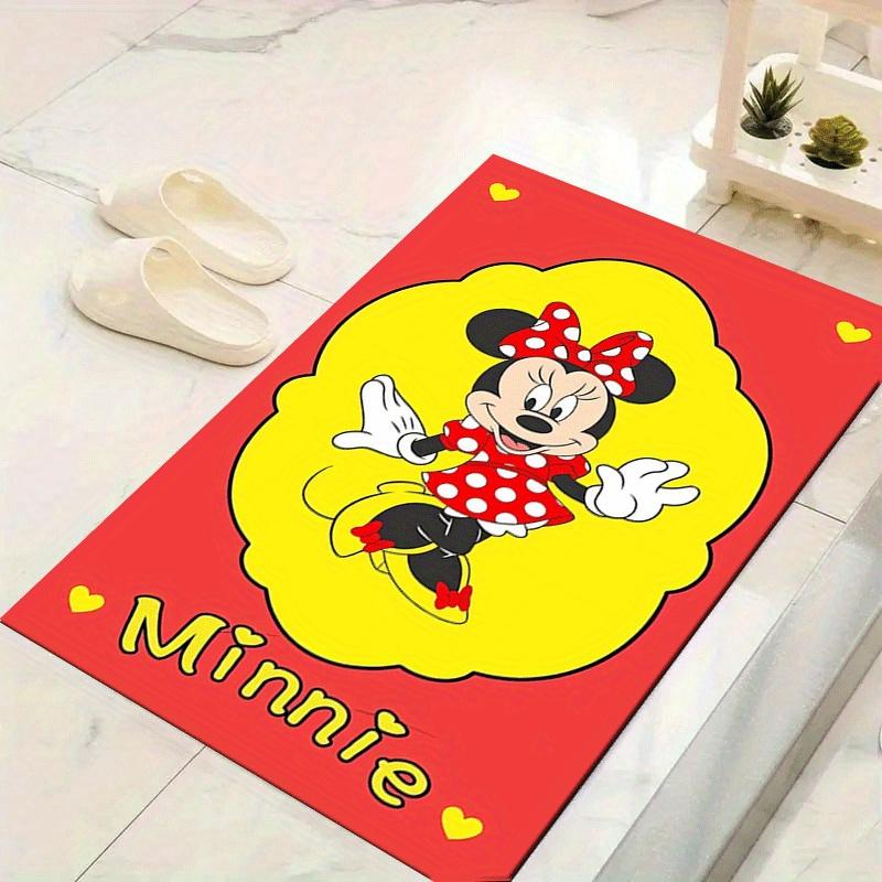 

1pc Minnie Pattern Area Rug Soft Flannel Floor Mat for Living Room,Office,Bedroom and Carpet 60cm by 90cm