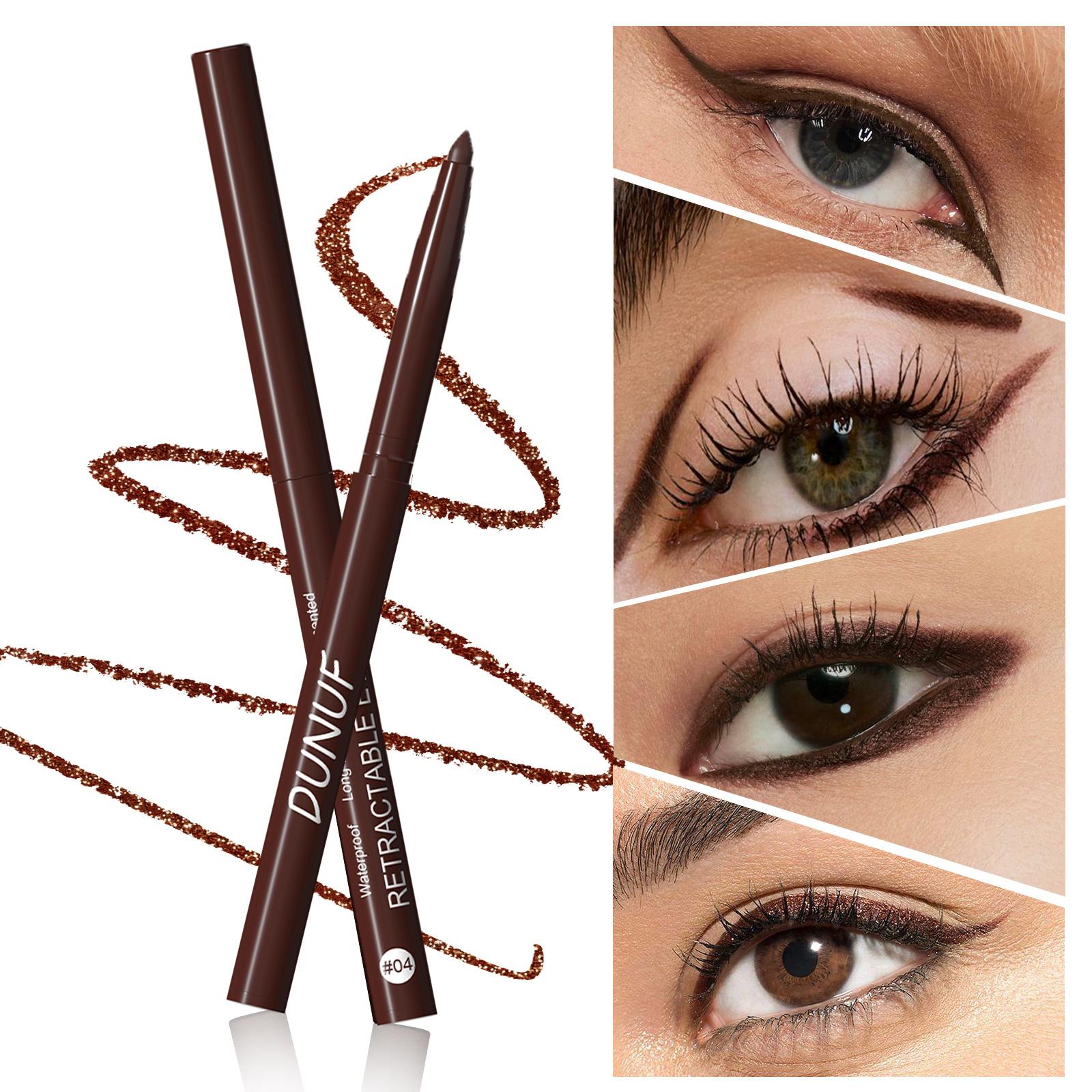 

Waterproof Matte Blue Eyeliner Gel Pencil Ultra-fine Smooth Quick Dry Non-Smudge Easy Wear Black Brown White Eyeliner Pen Makeup 0.25g