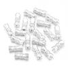 20pcs Copper End Clasps Metal Peanut Fasteners Buckle Spiral Clasps Connectors For DIY Jewelry Making Bracelet Necklace Supplies