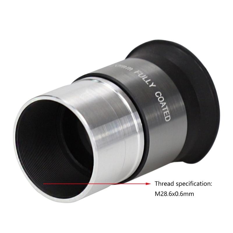 Wide Angle 25mm 1.25inch Full Metal Eyepiece for Telescopes Amateur Professional Use with Comfortable Viewing Experience
