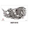 Chest Large Pattern Chest Sticker Male And Female Simulation Disposable Flower Body English Faucet Plain Flower Tattoo Sticker