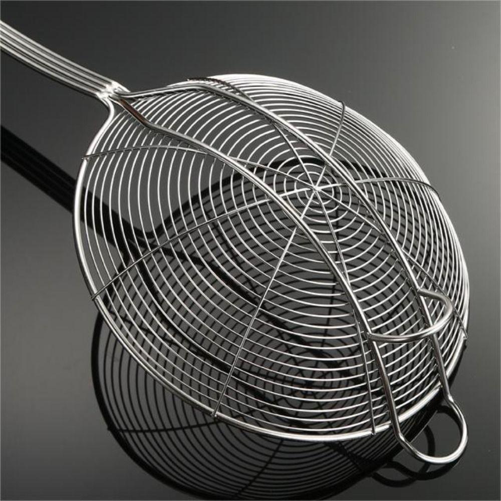 Wire Colander Large leakage hole Fried Filter Cooking Tool Ladle Skimmer  Frying