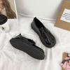 jk small leather shoes women's spring and autumn new British style retro single shoes flat bottom round head lace-up Korean version versatile student