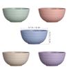 DOITOOL Straw Bowls for Miso and 6cm 12cm and Made of Suitable for and Set of 5 Soup, Soup, Rice, Salad, Tall, Diameter, Heat-Resistant, Unbreakable,