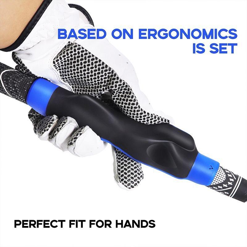 Golf Grip Trainer Golf Training Aid Golf Club Handle Corrector for Correct Hand Position Swing Practice