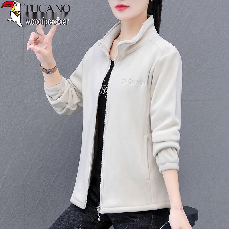 

Женский кардиган-куртка из плюшевого флиса на осень/зиму 2XL