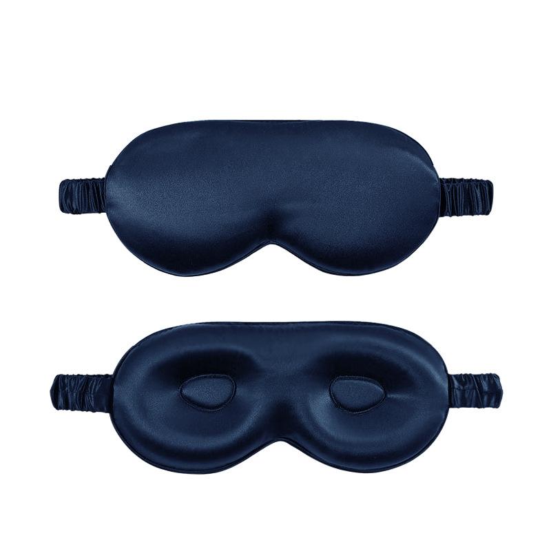 

Real Silk 3D Stereoscopic Eye Mask Mulberry Silk Shading Non Pressure Eye Elastic Band Sleep Travel Eye Mas